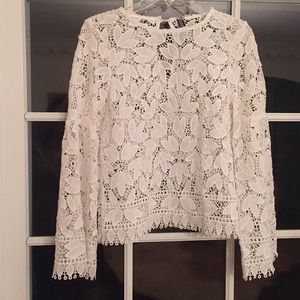 Women’s Lace Floral Top by Design Lab